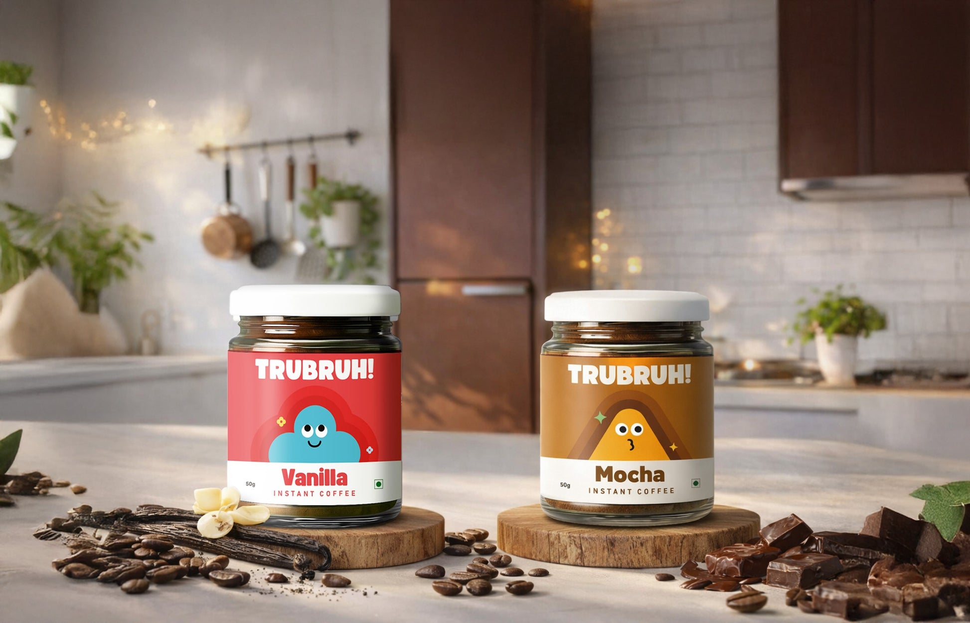 Pack of 2 - Mocha + Vanilla