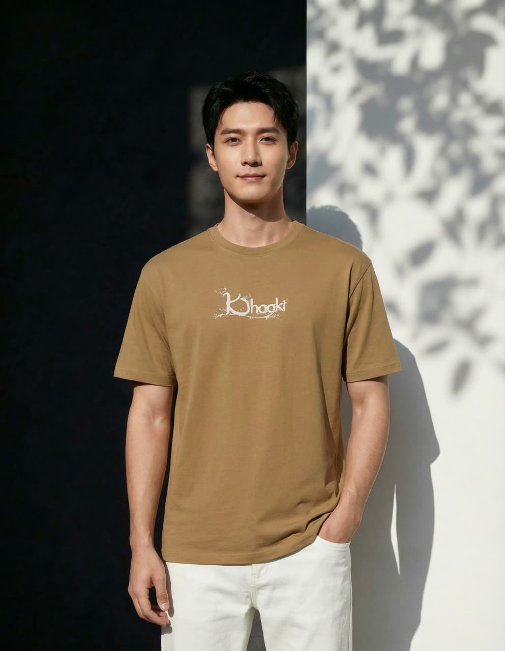 URBNNESTS Khaaki Oversized T-Shirt for Men & Women