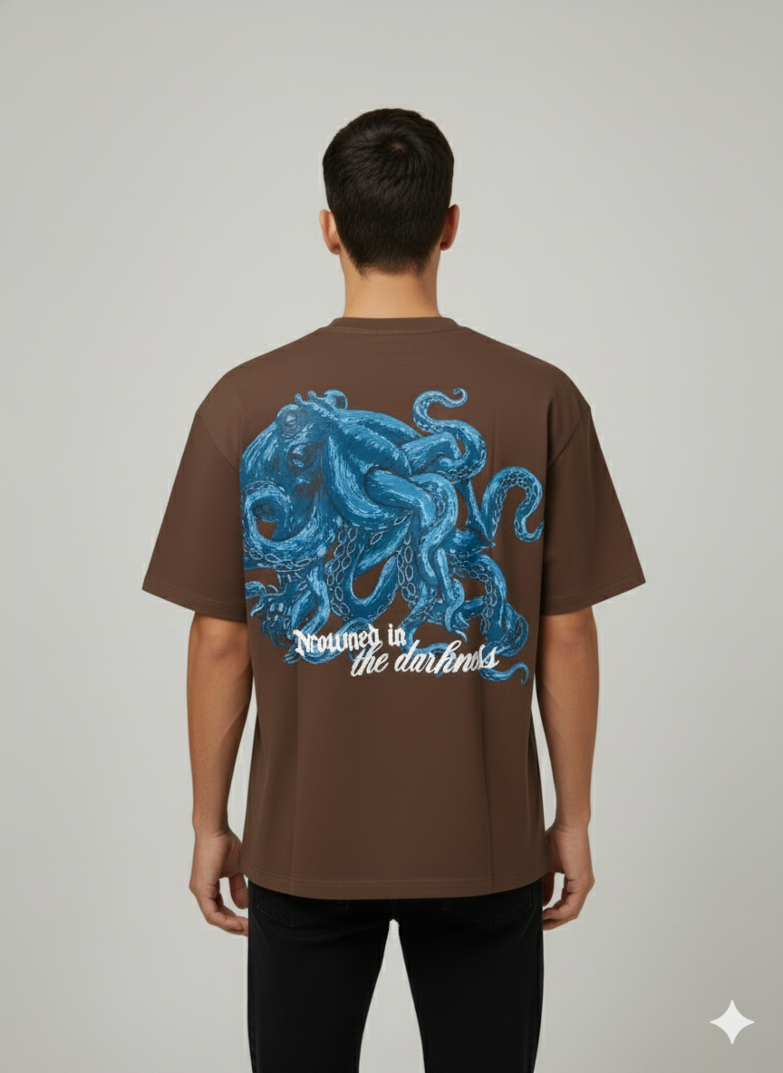 Nowhere in the Darkness Brown T-Shirt