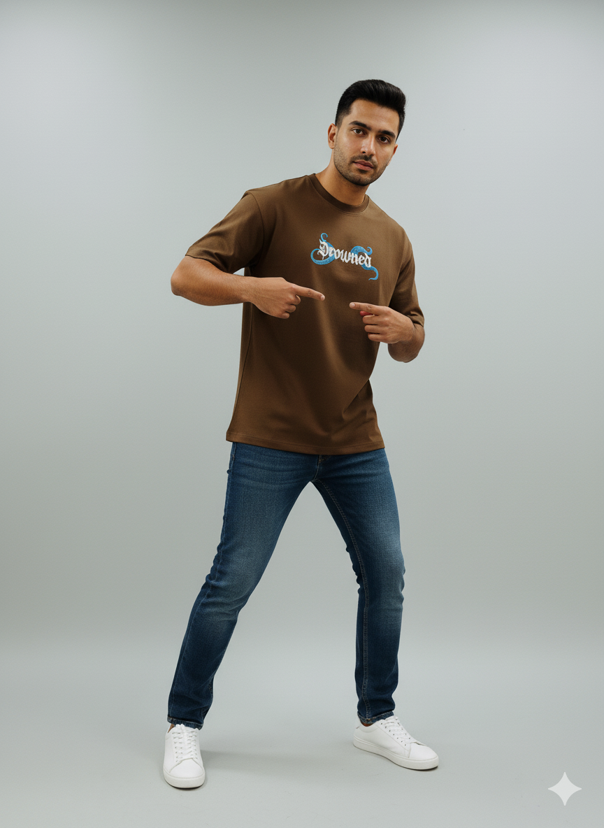 Nowhere in the Darkness Brown T-Shirt