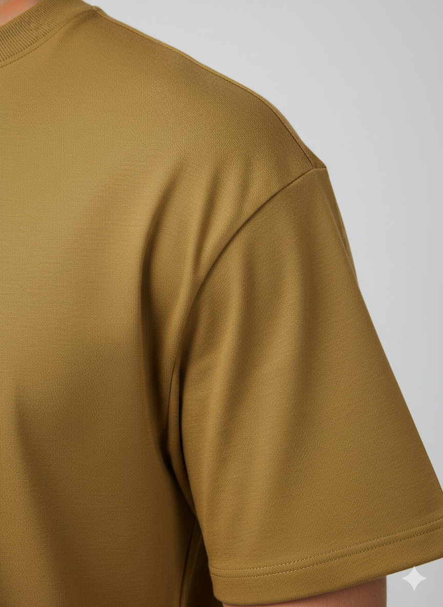 URBNNESTS Khaaki Oversized T-Shirt for Men & Women