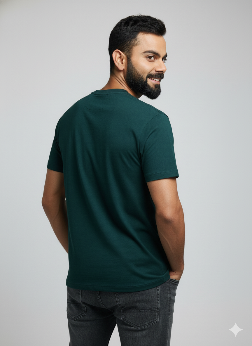 Retro Aura Oversized Graphic T-Shirt – Green