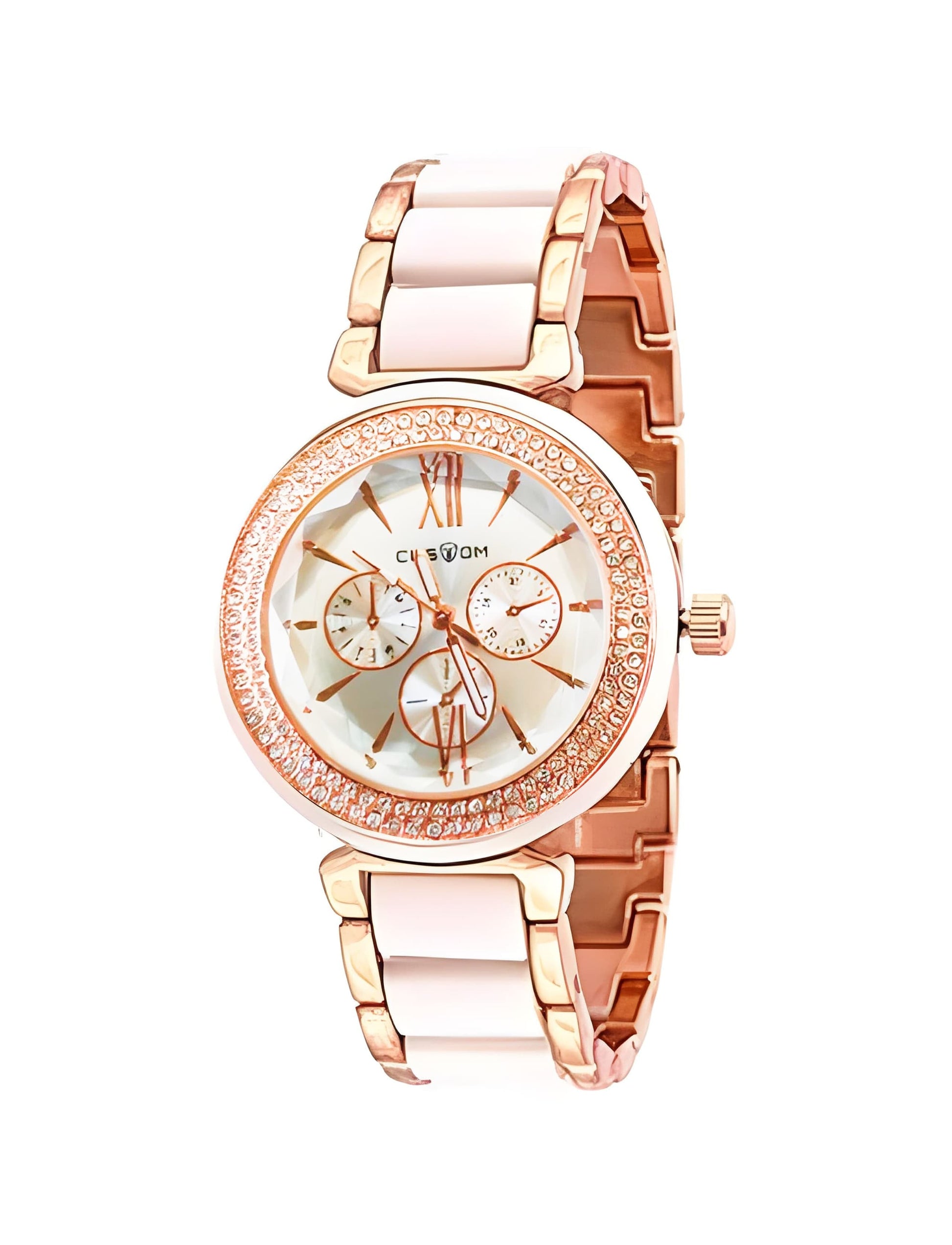 Nestora Grace – Crystal Rose Gold Women’s Watch
